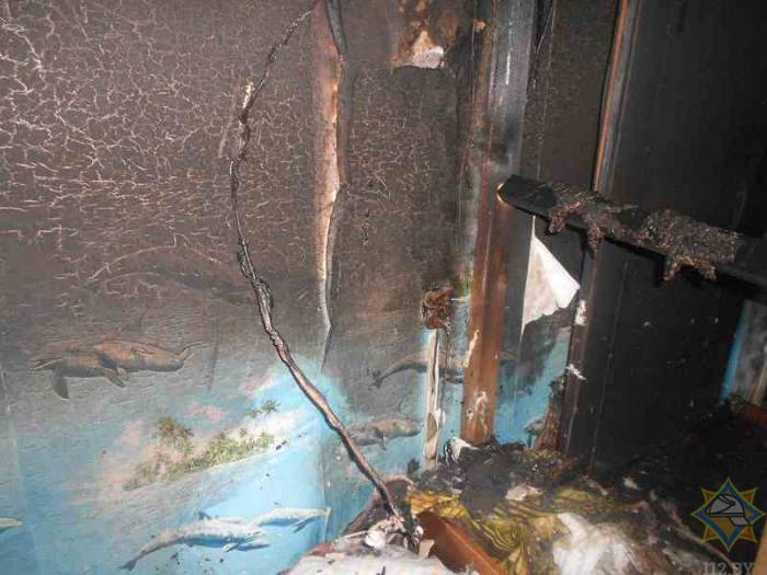 12 апреля вечером в Поставах на пожаре в общежитии спасли двоих и эвакуировали еще 20 человек