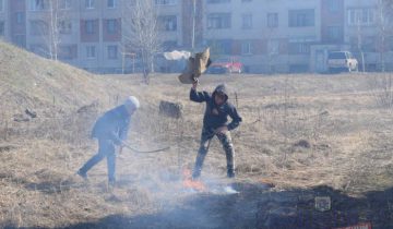 пожар трава тарный