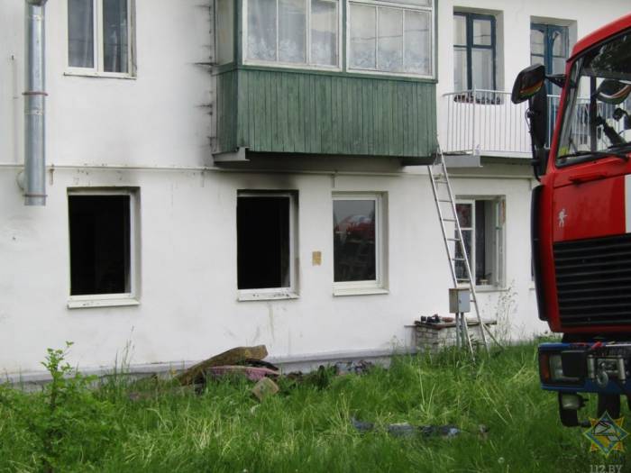 22 мая в Витебске по переулку Центральному сгорел пенсионер
