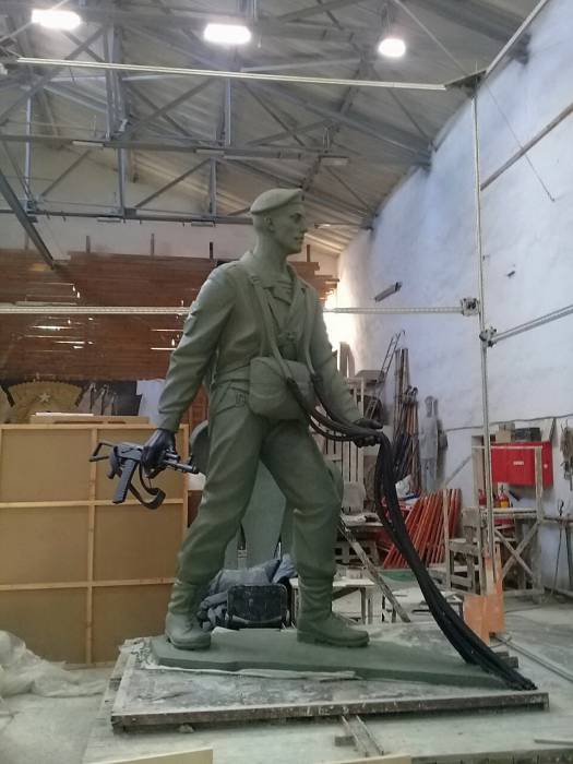 В Витебске в парке Победителей совсем скоро появится скульптура десантника