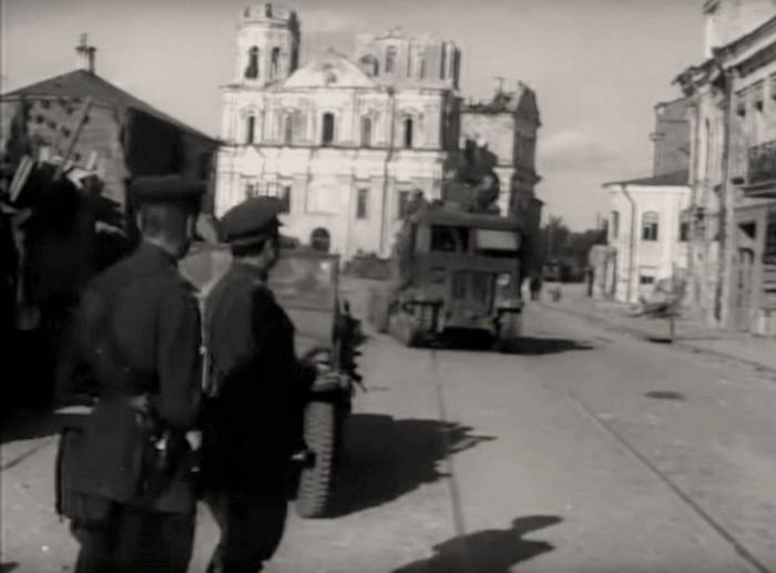 26 июня 1944 года: редкие кадры освобожденного Витебска