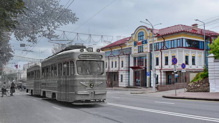 Старые трамваи возвращаются на витебские улицы. Потрясающее видео от Виктора Борисенкова