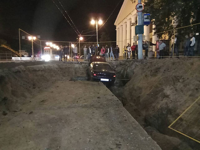 ДТП в Витебске на пересечении улиц Замковой и Пушкина ночью 23 августа. Что случилось на самом деле