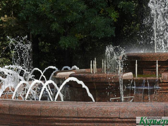 Почему витебский фонтан плохо работает? А ведь хотели в Мадрид на конкурс лучших фонтанов в Европе