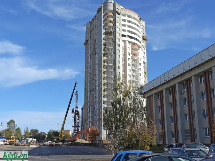 Витебск становится городом «небоскребов». С каждым годом все выше и выше