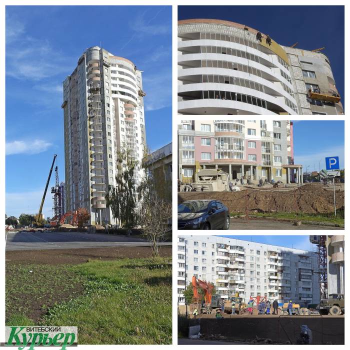 Витебск становится городом «небоскребов». С каждым годом все выше и выше