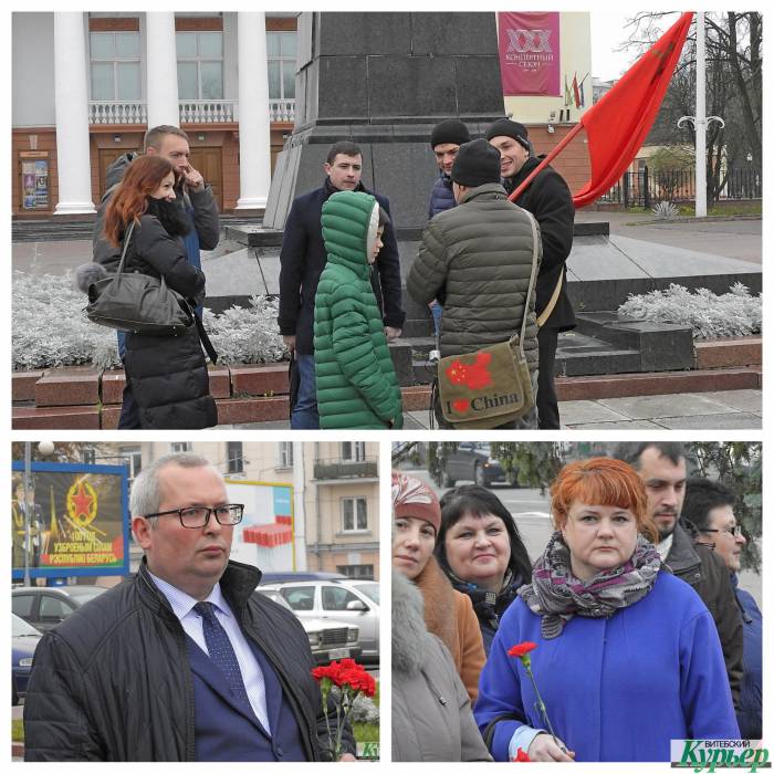 Революционные настроения в Витебске. О чем говорили 7 ноября на площади Ленина