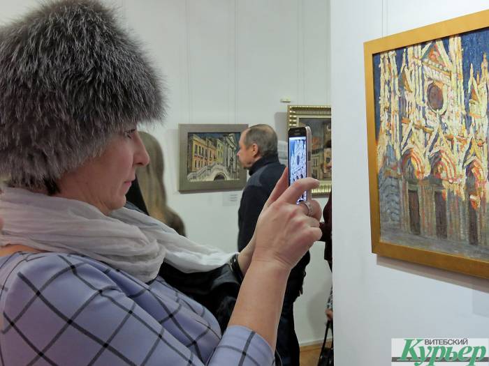В Художественном музее Витебска открылась выставка «Александр Штурман. Художник в путешествии»