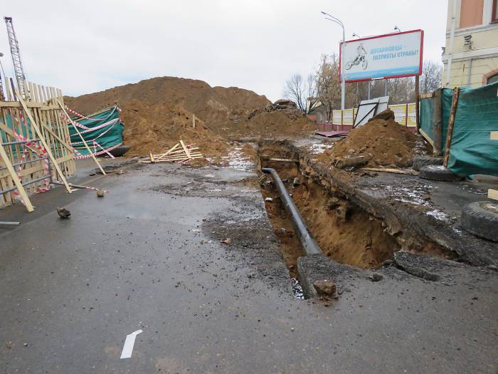 В Витебске строят новый въезд на территорию автовокзала