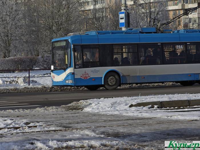 1 марта в Витебске откроют новый троллейбусный маршрут №13. Он свяжет проспект Фрунзе с улицей Титова