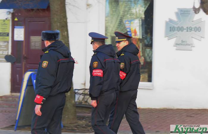 В Витебске появились комендантские патрули МВД