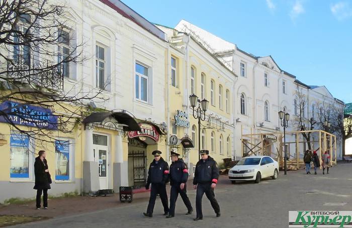 В Витебске появились комендантские патрули МВД