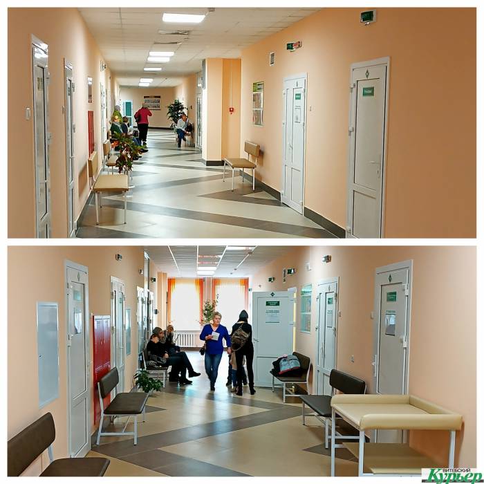 В первый день работы новой поликлиники в Витебске собрались огромные очереди. Плановое посещение просят отложить на несколько дней