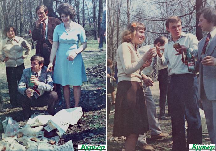 Как в Витебске в 1970-х годах отмечали Первомай и проводили маевки. Раритетные фото с тех времен