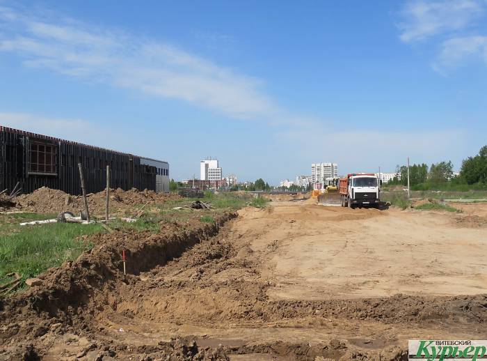 В Витебске начали строить дорогу со стороны Билево