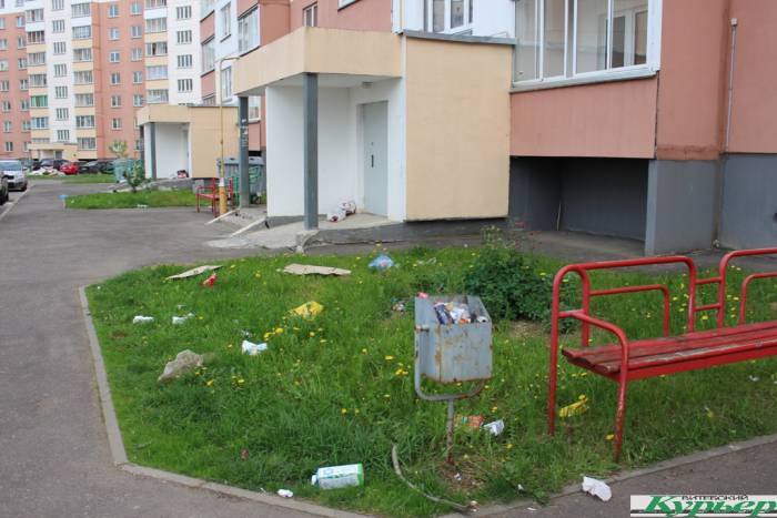 В Витебске микрорайон Билево зарастает мусором. Сколько это будет продолжаться?