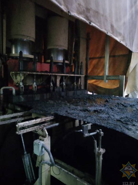 В Витебске горел один из цехов «Витебскдрев». Пожар повредил оборудование и 10 метров воздуховода вытяжной вентиляции