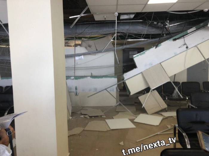 В Минске в визовом центре Литвы рухнул подвесной потолок