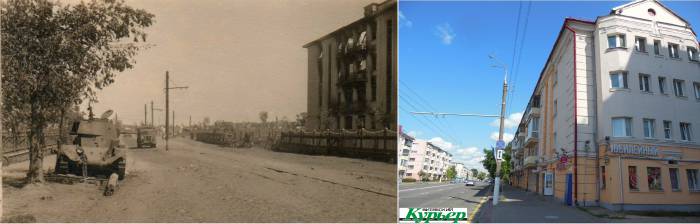 Как выглядели в Витебске проспект Фрунзе и улица Баумана во время оккупации в 40-х годах