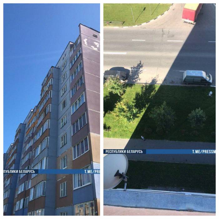 Пытался спрыгнуть с многоэтажки в Билево. Сегодня в Витебске чуть не случился суицид