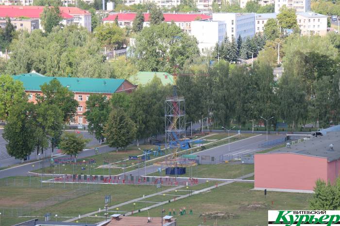 Сколько парашютных вышек в Витебске и где они находятся