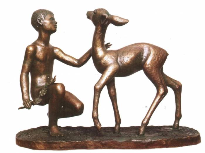 Скульптура на Югах, от которой осталось одно воспоминание. «Вася и олень»