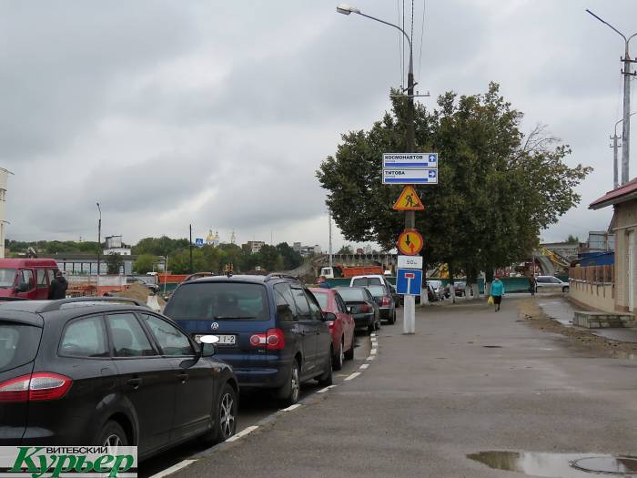 Закрывается движение транспорта и пешеходов по улице Ленинградской в Витебске
