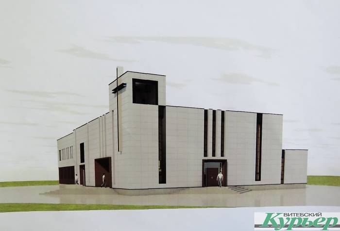 Новый костел построят в Витебске в Билево. Посмотрите, какой он будет