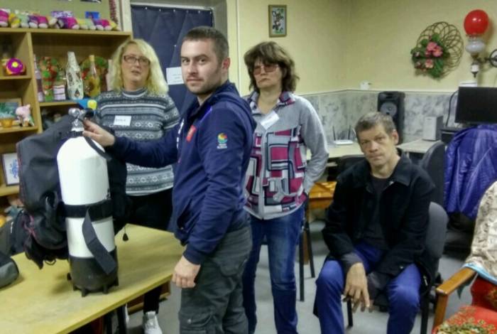 В Витебске будут обучать дайвингу людей с инвалидностью. Этого нет нигде в Беларуси