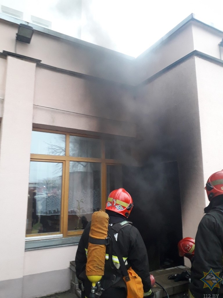 В поликлинике № 3 в Витебске произошел пожар. Проведена эвакуация