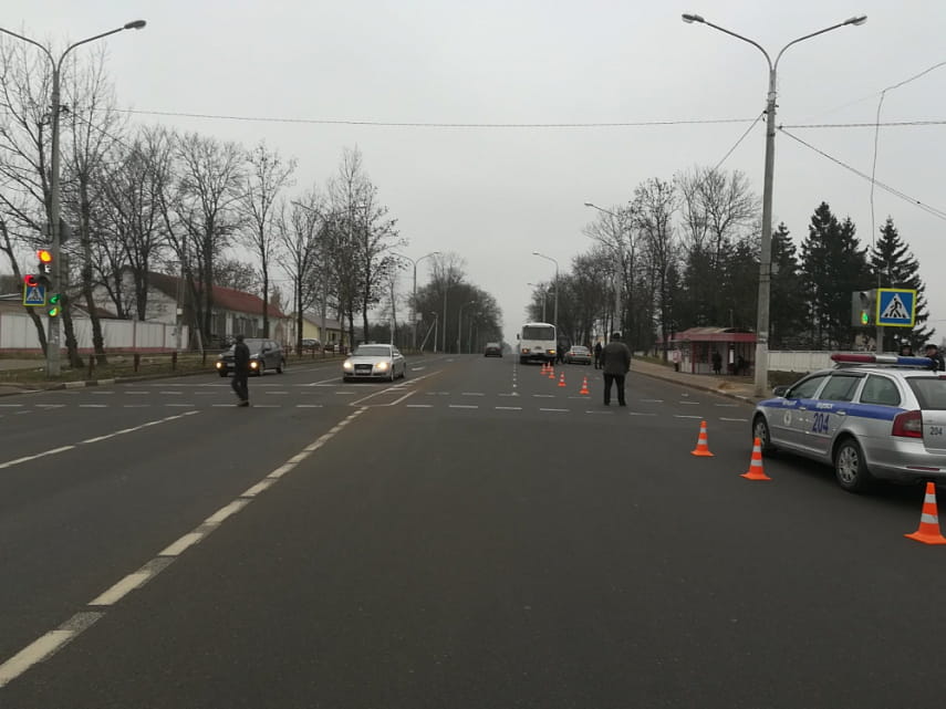 Ребенка сбили на пешеходном переходе в Витебске