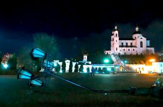 упавшій фонарь