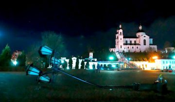упавшій фонарь