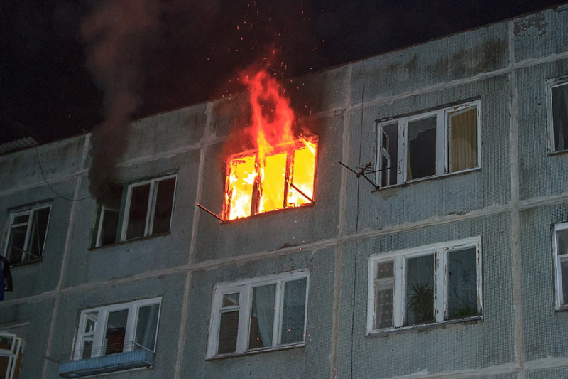 Семья погибла на пожаре на улице Чкалова в Витебске