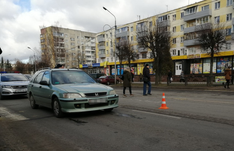 На пешеходном переходе сбили пенсионерку в Новополоцке