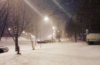 Ураган Сабина в Витебске