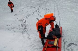 Провалился под лед