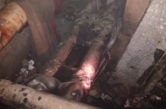 Бомж сгорел в подвале