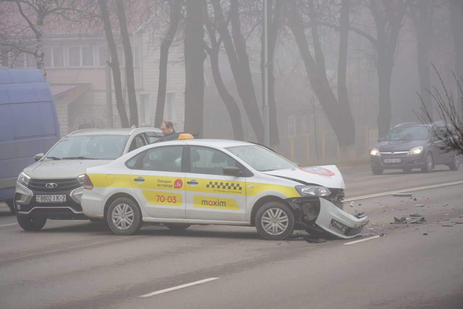 Авторазгром: серия серьезных аварий произошла утром в Витебской области – фото