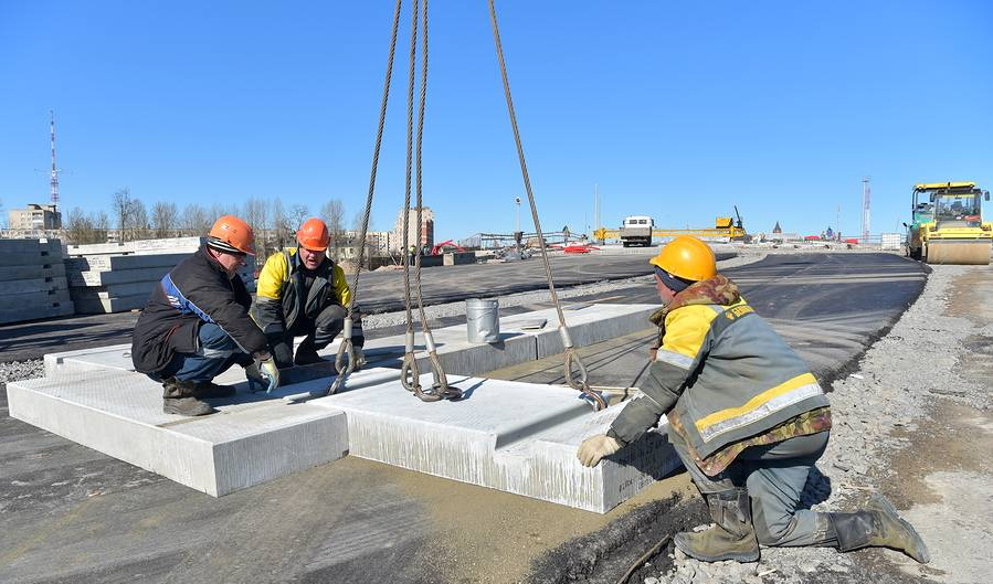 В Витебске завершается строительство путепровода «Полоцкий»