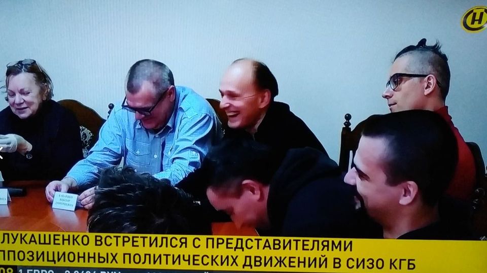 «Даёшь диалог!»... в СИЗО КГБ. Лукашенко впервые встретился в оппозицией