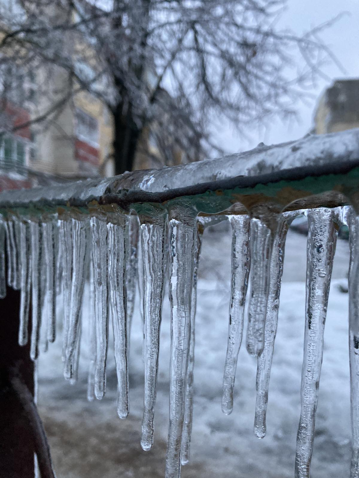 Ледяной коллапс случился в Витебске