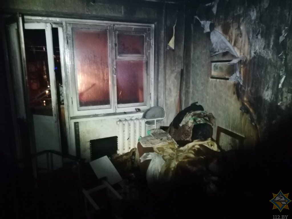 Три пожара по причине неосторожного курения произошли за сутки в Витебске и области