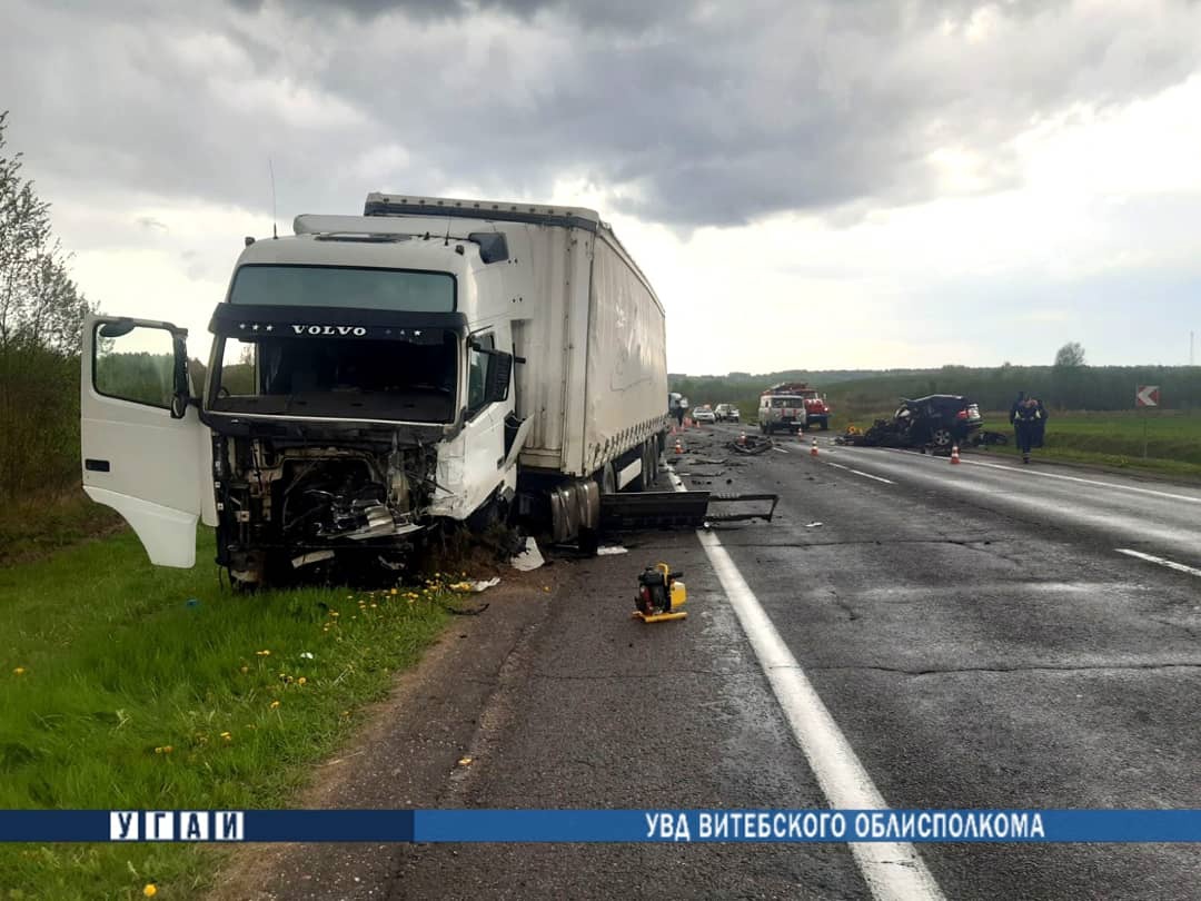 За неделю на дорогах Витебской области произошло 5 аварий, погибли 2 человека
