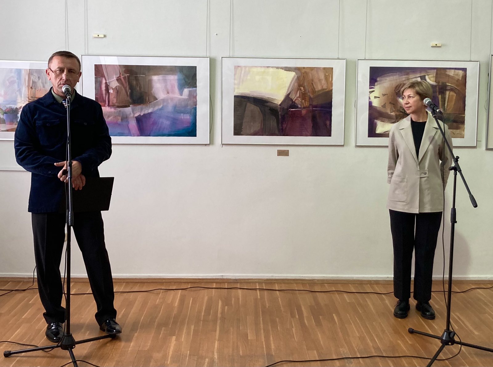 Ольга Погорелова: выставка — открытие в Художественном музее  Витебска